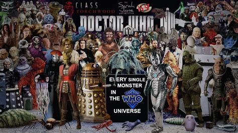 Every Single Monsterspeciesalienrobot In The Doctor Who Universe