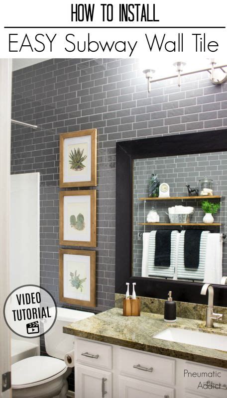 How To Install Large Bathroom Wall Tile Artcomcrea