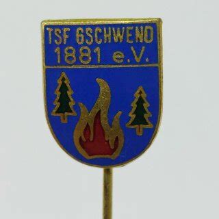 Fussball Anstecknadel TSF Gschwend 1881 FV Baden Württemberg Kr Ostw