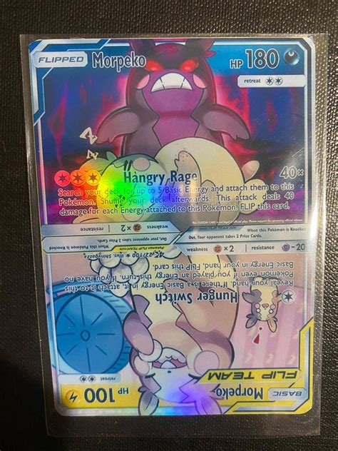 Morpeko Gx Flip Team Charizard Gx Ex Vmax V Pokémon Card Orica Etsy