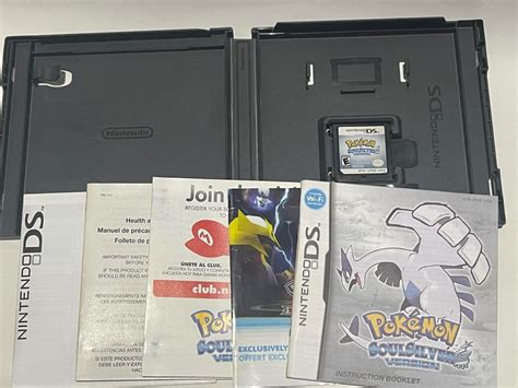 Pokemon SoulSilver Complete With BOX CIB With PokeWalker Video