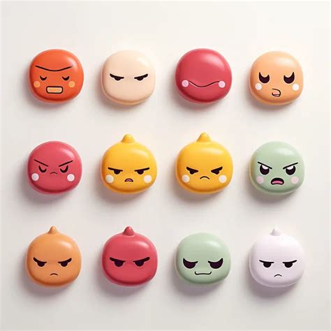 Clay emoji set Midjourney Prompt - promptsideas.com