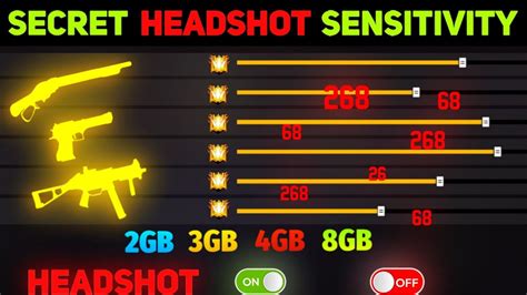 Free Fire Max Auto Headshot Trick 2024 Sensitivity 2gb 4gb 6gb Ram