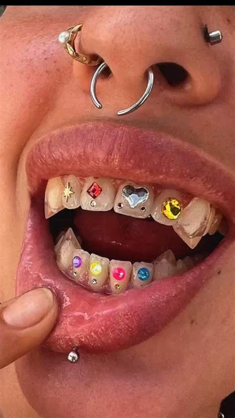 Teeth Gem Inspo Tooth Gem Teeth Jewelry Pretty Teeth