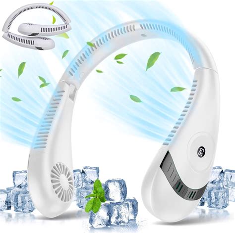 Merdoo Nek Ventilator Usb Oplaadbaar Standen Mini Hand Ventilator