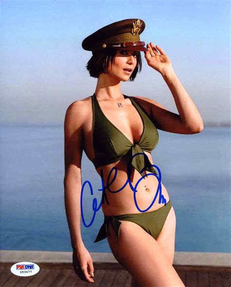 Catherine Bell Jag Bikini Signed 8x10 Photo Certified Authentic Psa Dna Coa