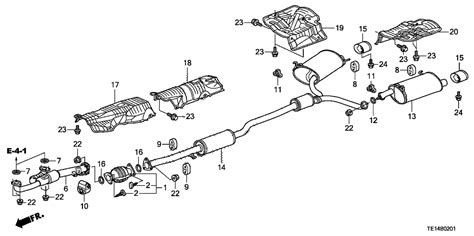 Honda Accord Door Exl V Ka At Exhaust Pipe V