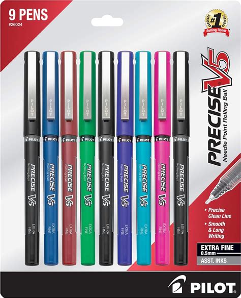 Pilot Precise V Bol Grafos De Punta Extra Fina Colores Variados