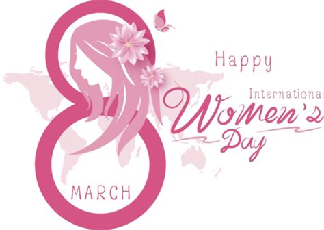 March 8th Celebrating International Womens Day With The Date Month