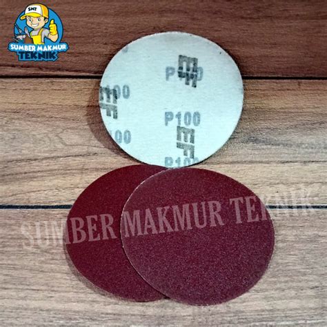 Amplas Bulat Hamplas Velcro Tempel Inch Grit Lazada Indonesia