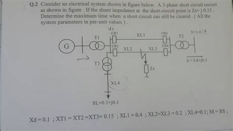 Solved Q2 Consider An Electrical System Shown In Figure