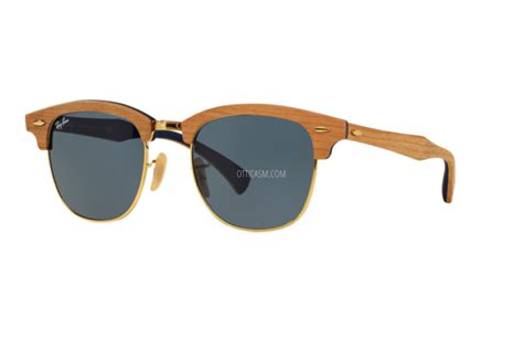 Sunglasses Ray Ban Clubmaster Wood Rb 3016 M 1180r5 Unisex Free Shipping Shop Online