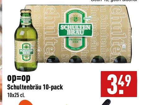 Schultenbrau 10 Pack 10x25 Cl Aanbieding Bij ALDI