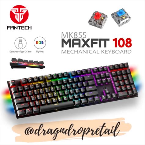 Fantech MAXFIT 87 MK 856 RGB TKL Hot Swappable Mechanical Keyboard