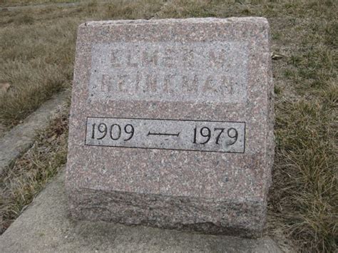 Elmer M Heinemann 1909 1979 Find A Grave Memorial