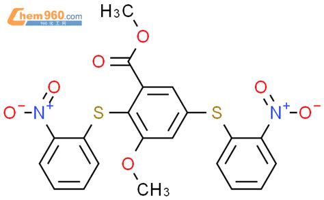 62486 42 4 Benzoic Acid 3 Methoxy 2 5 Bis 2 Nitrophenyl Thio