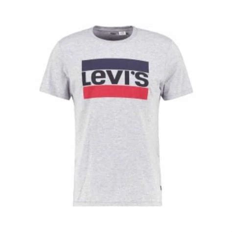 O Thun Nam Levi S Men Sportswear Logo Graphic Tee Grey Levis