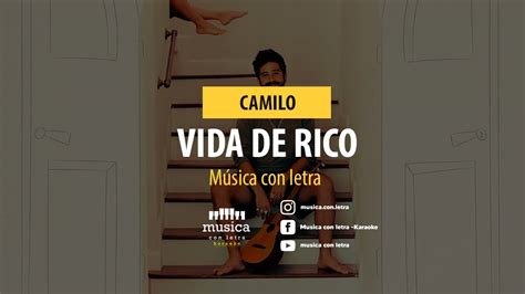 Vida De Rico Camilo Karaoke YouTube