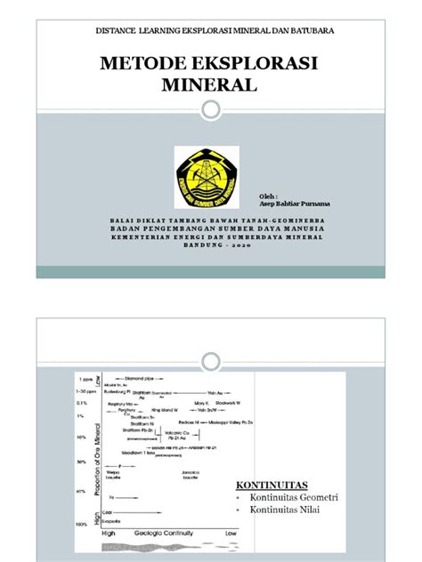 Metode Eksplorasi Mineral Pdf