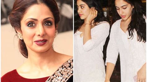 Heres What Sridevi Said On Comparisons Between Daughter Jhanvi Kapoor