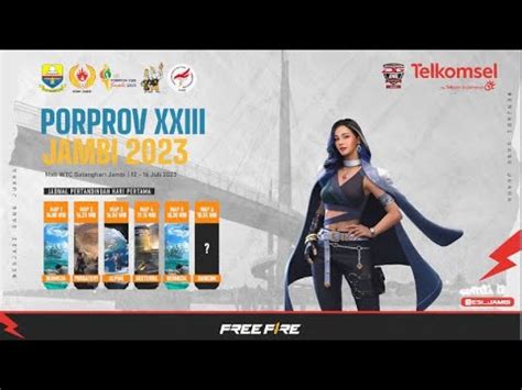 LIVE FREEFIRE PORPROV ESPORTS JAMBI KE XXIII 2023 WITH DG ONE