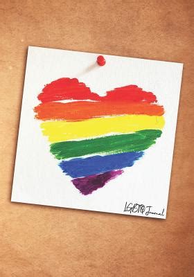 LGBTQ Journal Rainbow Flag Heart Gay Pride Notebook Workbook Diary