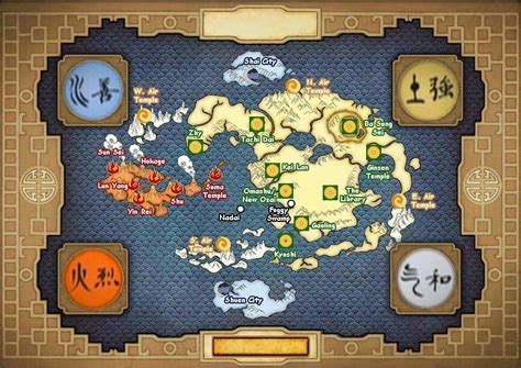 Avatar World Map🙌🏼😘 | Avatar airbender, Avatar legend of aang, Avatar