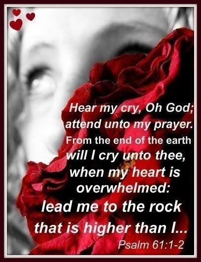 Hear My Cry Oh God Psalm 611 2 Religious Quotes Spiritual Quotes