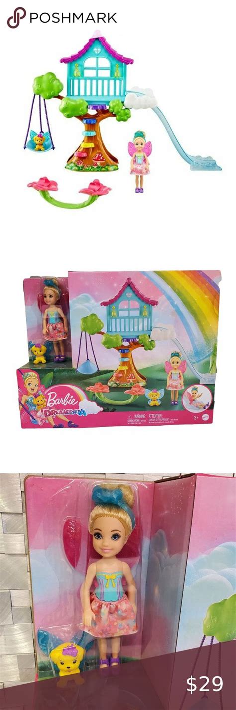 Barbie Dreamtopia Chelsea Treehouse Playset Barbie Playset Barbie ...