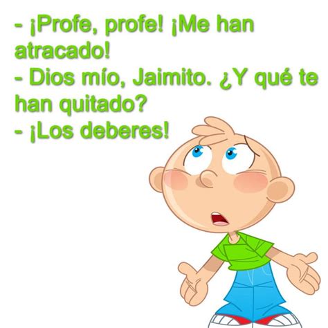 chistes cortos muy buenos de jaimito Chistes para niños graciosos