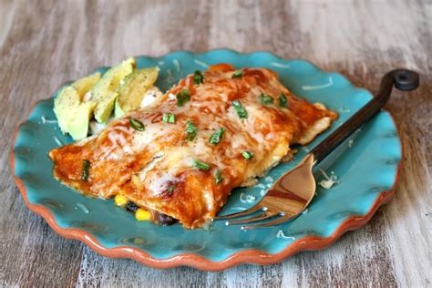 Vegetable Enchiladas - Recipe Girl