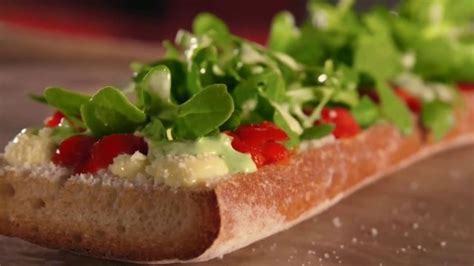 Panera Bread Toasted Baguettes TV Spot Green Goddess Caprese Melt 1