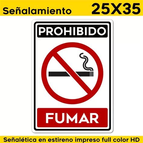 Se Alamiento Letrero Prohibido Fumar X En Venta En Gustavo A