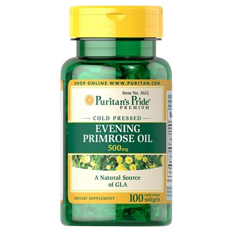 Tinh dầu hoa Anh Thảo Evening Primrose Oil 500mg Tinh dầu hoa Anh