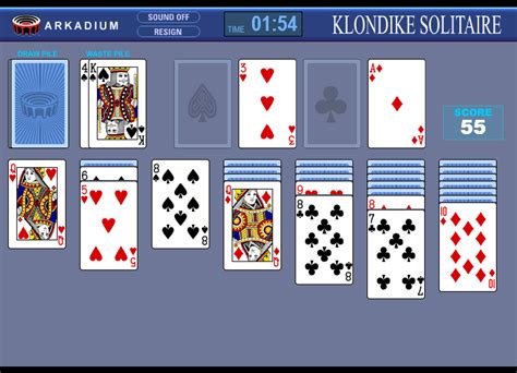 Klondike Solitaire Classic Play Online On Flash Museum 🕹️