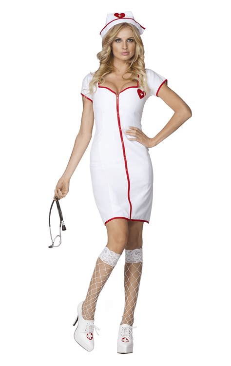 Womens Sexy Nurse Betty Costume Uk