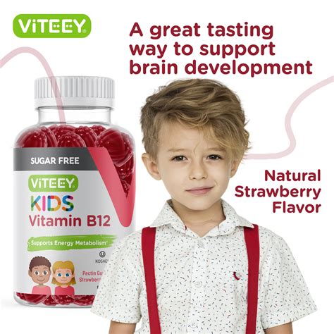 Sugar Free Vitamin B12 Gummies For Kids Viteey