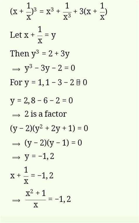 If X3√2 Then Find The Value Of X²1x² And X³1x³