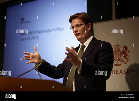 Treasury Chief Secretary Danny Alexander At The Launch Of The National