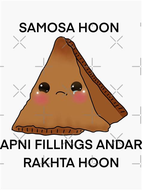 "Samosa Bhai ka meme" Sticker for Sale by Bravearts | Redbubble