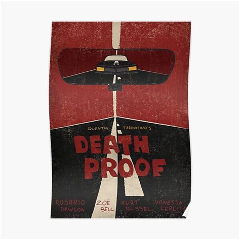 "Death Proof Movie Poster" Poster for Sale by Jainny | Redbubble