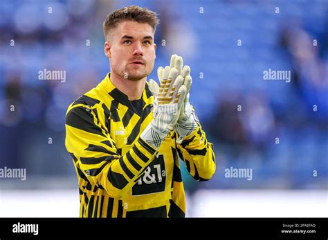 Gelsenkirchen Germany March 11 Goalkeeper Alexander Meyer Of