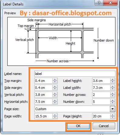 Cara Membuat Label Dan Setting Ukuran Label Di Ms Word Terbaru