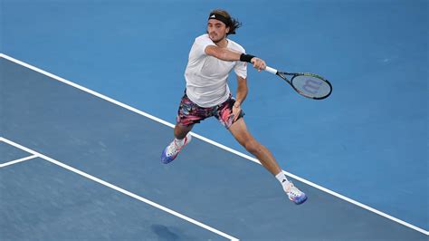 Open D Australie 1er Tour Stefanos Tsitsipas Quentin Halys Les