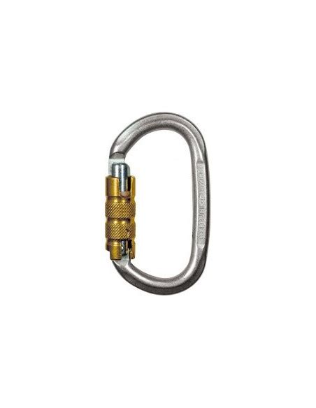 Mousqueton Ovale Acier Trilock Climbing Technology