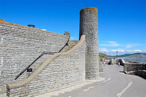 Gun Cliff Walk Lyme Regis Editorial Stock Photo Image Of Sunlit