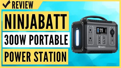 Ninjabatt 300w Portable Power Station Review Youtube