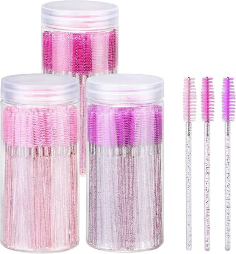 Amazon Pcs Color Disposable Eyelash Brush With Containers