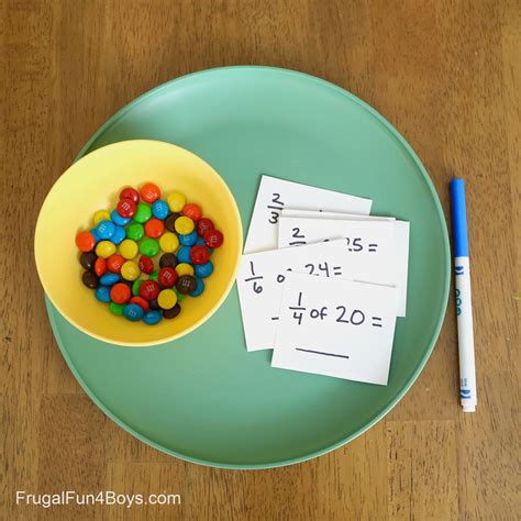 Hands-On Fractions Activities - Frugal Fun For Boys and Girls