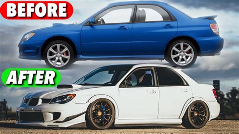 Building A Subaru WRX In 10 Minutes 5 Year Transformation YouTube